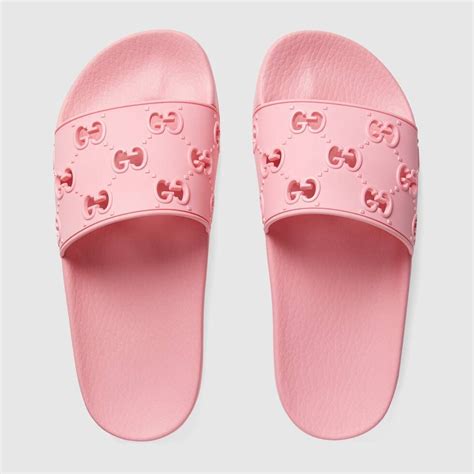 Gucci slides women pink